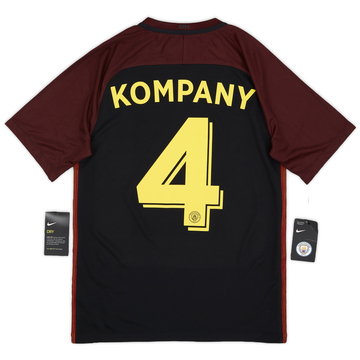 2016-17 Manchester City Maillot extérieur Kompany #4 (S)