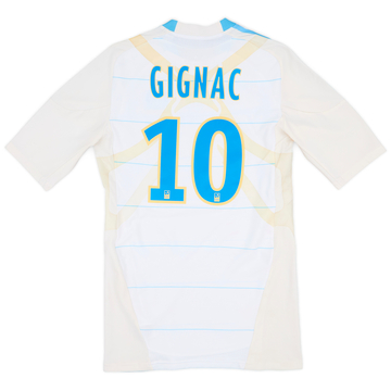 2010-11 Olympique Marseille Maillot domicile TechFit version joueur Gignac #10 - 6/10 - (L)