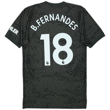 Maillot extérieur Manchester United 2020-21 B.Fernandes #18 (S)