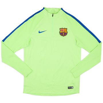 2017-18 Barcelona Nike Haut d'entraînement 1/4 Zip - 9/10 - (M)
