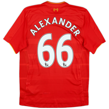 2016-17 Liverpool Maillot Domicile Alexander #66 - 8/10 - (S)