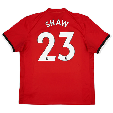 2017-18 Manchester United Maillot domicile Shaw #23 - 6/10 - (XL)