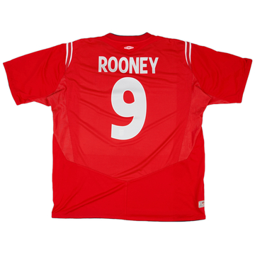 2004-06 England Maillot extérieur Rooney #9 - 7/10 - (XXL)