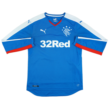 Maillot Rangers domicile 2015-16 ML - 8/10 - (M)