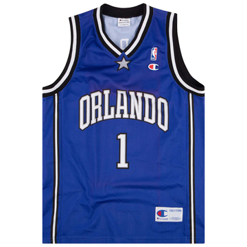 2003-04 Orlando Magic McGrady #1 Maillot Champion (Extérieur) S