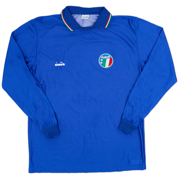 1986-91 Italie Maillot Domicile ML #2 - 9/10 - (XL)