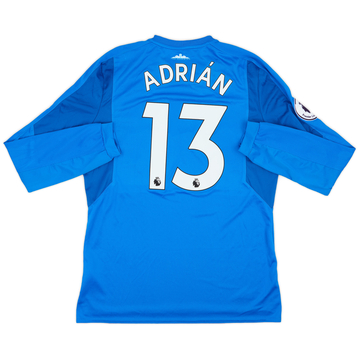 2017-18 West Ham maillot de match GK Adrian #13