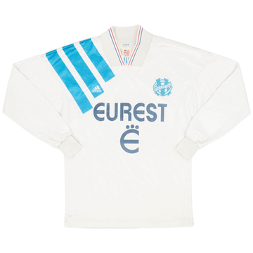 1993-94 Olympique Marseille Maillot domicile manches longues - 9/10 - (XS)