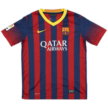 2013-14 Barcelona Maillot domicile - 6/10 - (Garçons L)