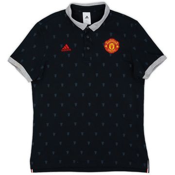 2015-16 Manchester United adidas Polo - État 8/10 - (L)