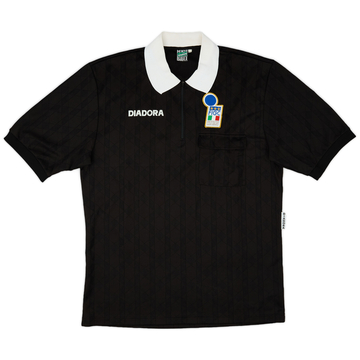 Années 90 Italie FIGC Diadora Maillot arbitre - 8/10 - (XL)