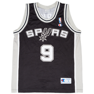 2002-10 San Antonio Spurs Parker #9 Champion Maillot extérieur - 9/10 - (L)