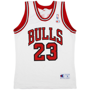 1991-98 Chicago Bulls Jordan #23 Champion Maillot Domicile - 8/10 - (S)