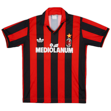 1990-91 AC Milan Maillot Domicile - 8/10 - (S)