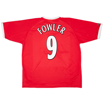 2001-03 Liverpool CL Maillot Fowler #9 - 6/10 - (XL)