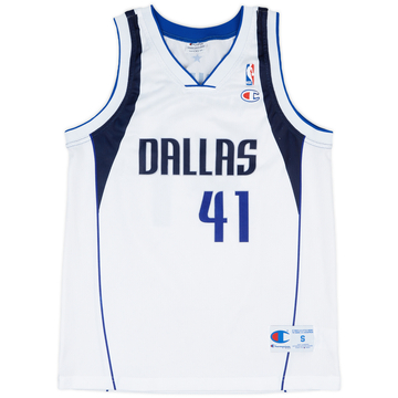 2001-10 Dallas Mavericks Nowitzki #41 Champion Maillot domicile - 9/10 - (S)