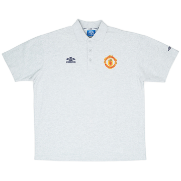 1996-97 Manchester United Umbro Polo 9/10 (XL)