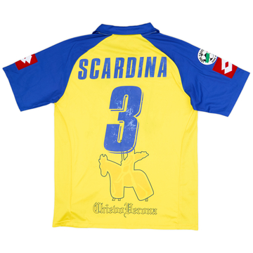 2008-09 Chievo Verona Maillot domicile Scardina #3 - 6/10 - (L)
