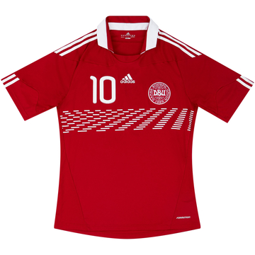 2010-11 Denmark Maillot de match domicile #10 (Rommedahl)