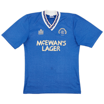1990-92 Rangers Maillot Domicile - 5/10 - (S)