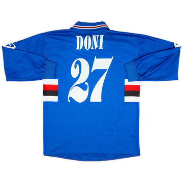 2003-04 Sampdoria Maillot Domicile ML Doni #27 - 8/10 - (S)