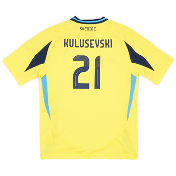 2024-25 Sweden Maillot domicile Kulusevski #21 Enfant