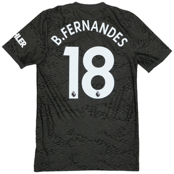 2020-21 Manchester United Maillot extérieur B.Fernandes #18 - 9/10 - (S)