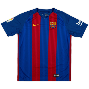 2016-17 Barcelona Maillot Domicile - 8/10 - (Garçons L)
