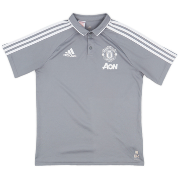 Polo adidas Manchester United Junior Version joueur 2017-18 #18 - 8/10 - (XL.Boys)
