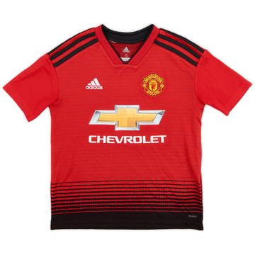 2018-19 Manchester United Maillot domicile - 8/10 - (S.Boys)