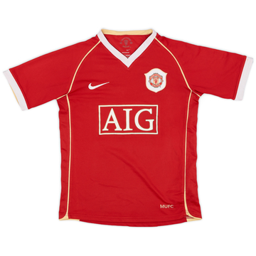 2006-07 Manchester United Maillot Domicile - 6/10 - (M.Boys)