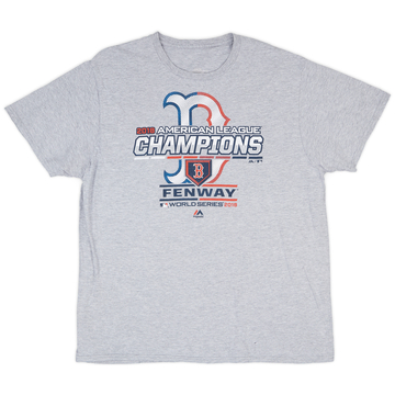 2018 Boston Red Sox American League Champions T-shirt Majestic - 5/10 - (XL)