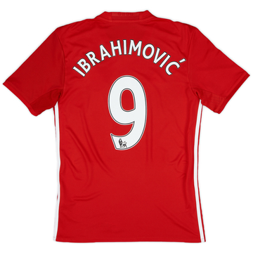 2016-17 Manchester United Maillot domicile Ibrahimovic #9 - 8/10 - (XS)