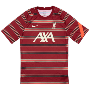 2021-22 Liverpool Nike Maillot d'entraînement - 9/10 - (S)