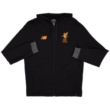 2017-18 Liverpool New Balance Veste de survêtement à capuche - 8/10 - (M)