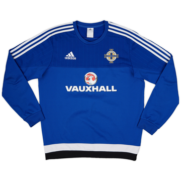 2016-17 Northern Ireland adidas Haut d'entraînement manches longues - 8/10 - (M)