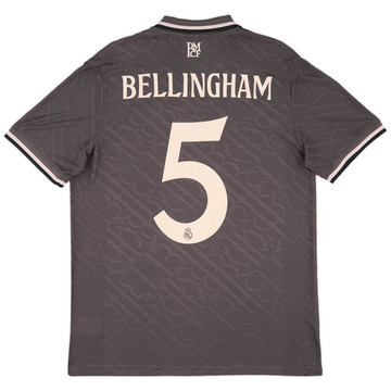 2024-25 Real Madrid Maillot Third Authentique Bellingham #5
