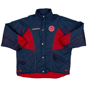 1997-98 Ajax Umbro Veste de pluie rembourrée - 9/10 - (XL)