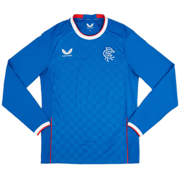 Maillot Rangers Domicile Authentique Manches Longues 2022-23 - Comme neuf - (XL)