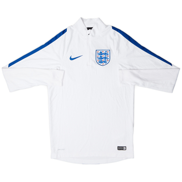 2016-17 England Nike Haut d'entraînement 1/4 Zip - 8/10 - (S)