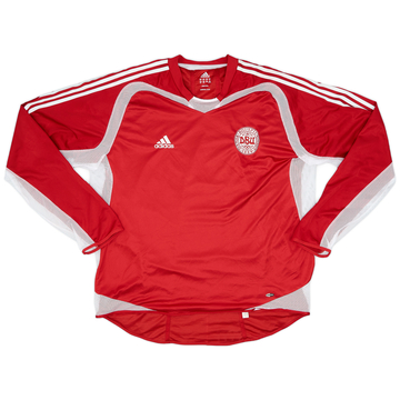 2004-05 Denmark Version Joueur Domicile/Entraînement Maillot Manches Longues - 9/10 - (XXL)