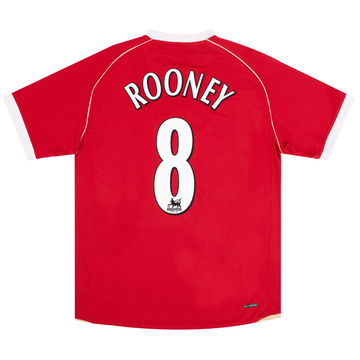 2006-07 Manchester United Maillot domicile Rooney #8 - 6/10 - (S)
