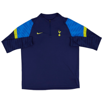 2021-22 Tottenham Nike Haut d'entraînement 1/4 zip - 7/10 - (XL)