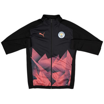 2018-19 Manchester City Puma Haut d'entraînement 1/4 Zip - 8/10 - (M)