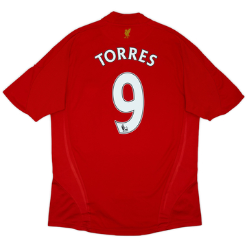 Maillot domicile Liverpool 2008-10 Torres #9 - 6/10 - (M)