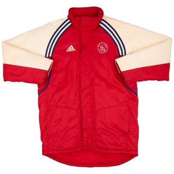 2001-02 Ajax adidas manteau de banc rembourré - 6/10 - (L)