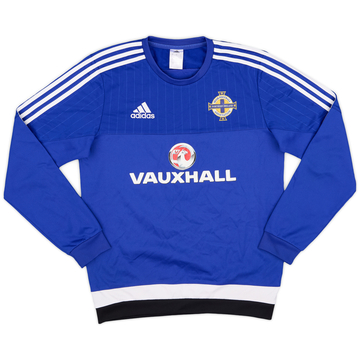 2016-17 Northern Ireland adidas Maillot d'entraînement - 9/10 - (S)