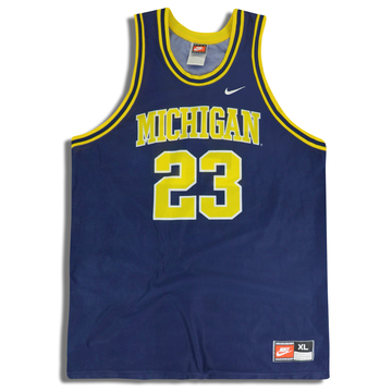 1994-98 Michigan Wolverines Taylor #23 Nike Maillot Extérieur XL