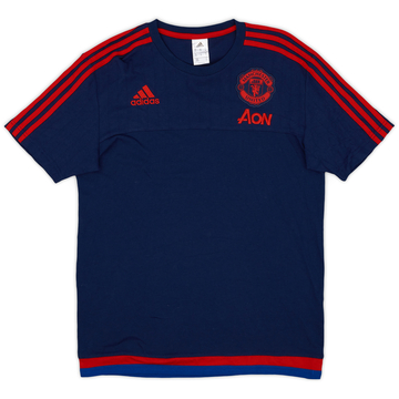 2015-16 Manchester United adidas T-shirt en coton - 9/10 - (M)