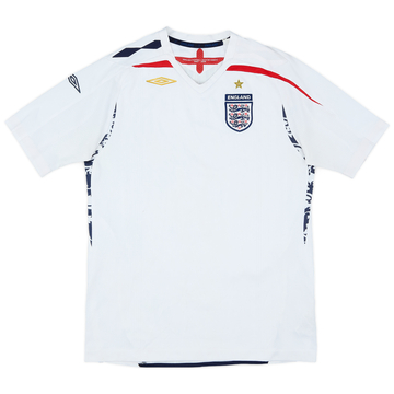 Maillot Domicile Angleterre 2007-09 - 5/10 - (XL.Boys)
